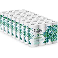 Marca Amazon - Presto! Papel de cocina - 32 (8x4) rollos de 2 capas (51 hojas x rollo)